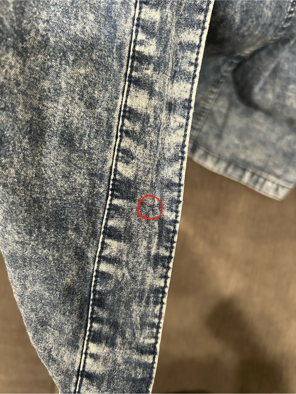 Who What Wear Washed Denim Midi Dress Size XS - Picture 7 of 8